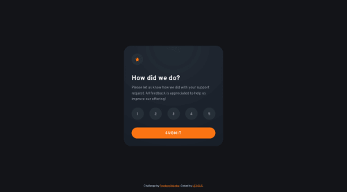 Interactive rating component using vanilla JS and CUBE CSS coding ...