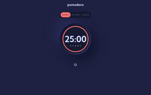 Pomodoro using Next.js and Tailwind coding challenge solution