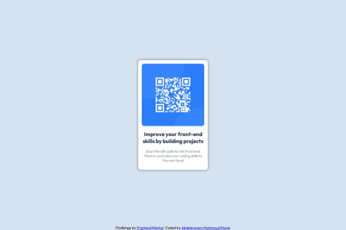 QR Code Component Challenge coding challenge solution