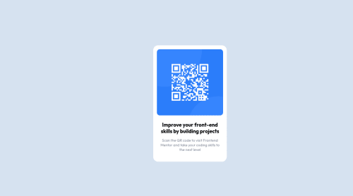 QR code component coding challenge solution