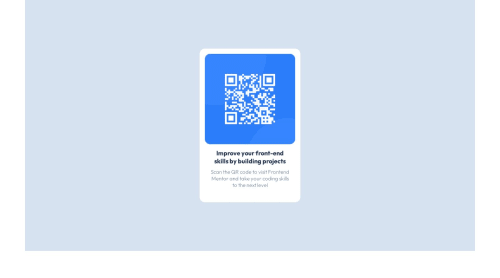 QR code with responsive solution coding challenge solution