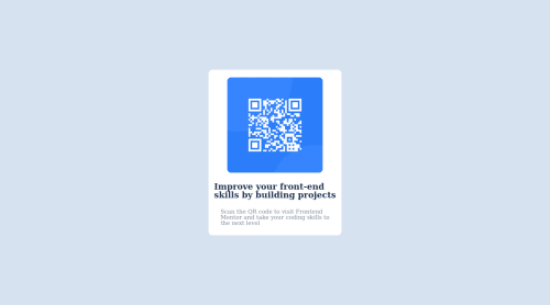 QR Code coding challenge solution