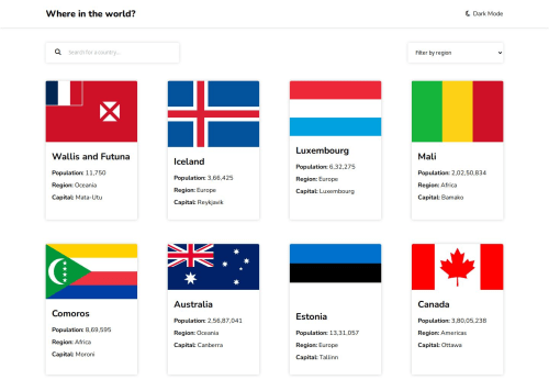 Responsive App using HTML, CSS and JS coding challenge solution