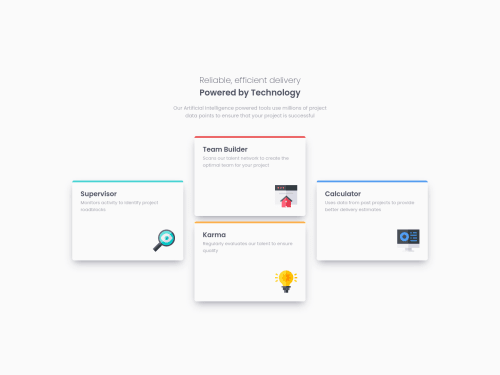 Four Card Feature coding challenge solution