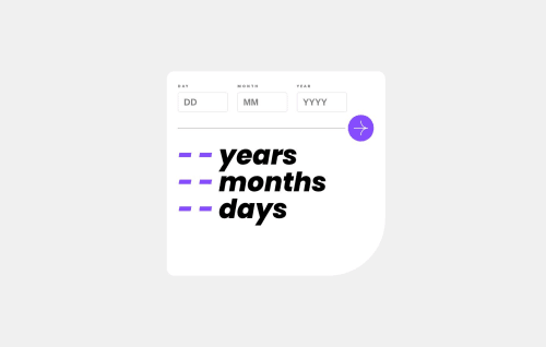 Age Calculator - Using React Js ,Javascript and Scss coding challenge ...