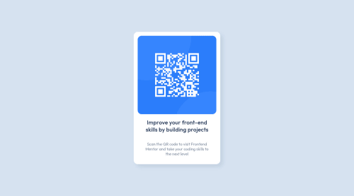 Frontend Mentor | QR Code Component coding challenge solution