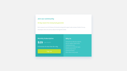 Grid and flexbox coding challenge solution