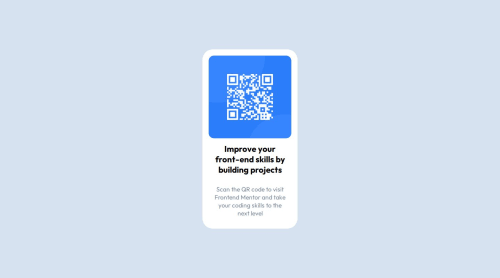 Qr Code For Css QR Code CSS coding challenge solution | Frontend Mentor