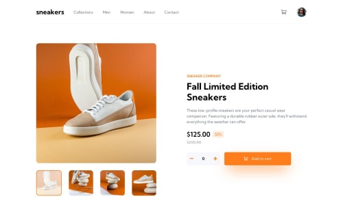 E-commerce product page with react and tailwind css coding challenge ...