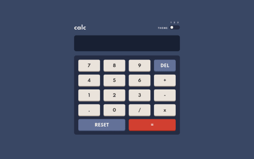 Calculator App Using HTML, CSS and JS coding challenge solution