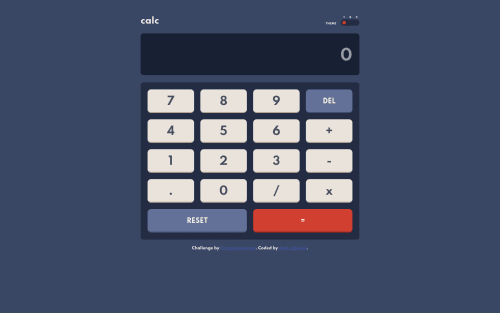 Calculator app with HTML, CSS, and JS (+bonus save theme preference ...