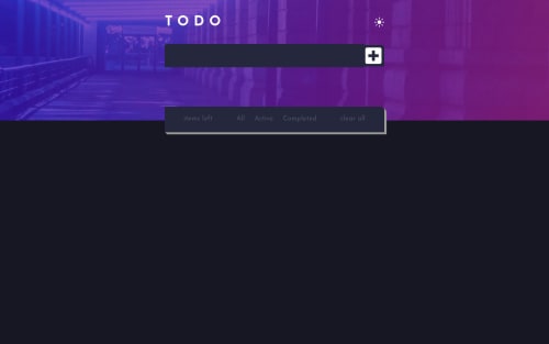 The Todo List coding challenge solution