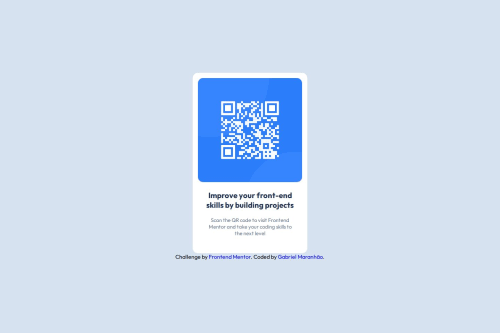 Challenge 1 - QR Code Component coding challenge solution