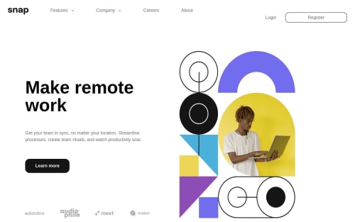 Frontend Mentor | Intro section with dropdown navigation coding ...