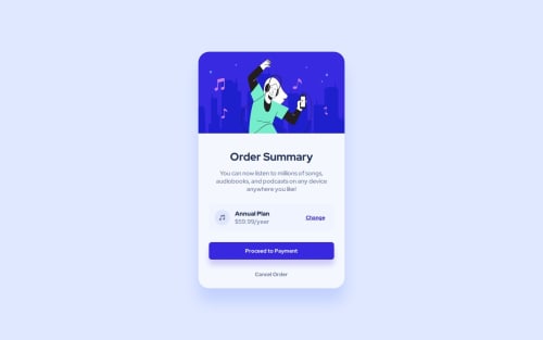 order-summary-component-main coding challenge solution