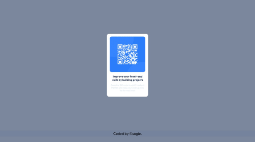 QR code coding challenge solution