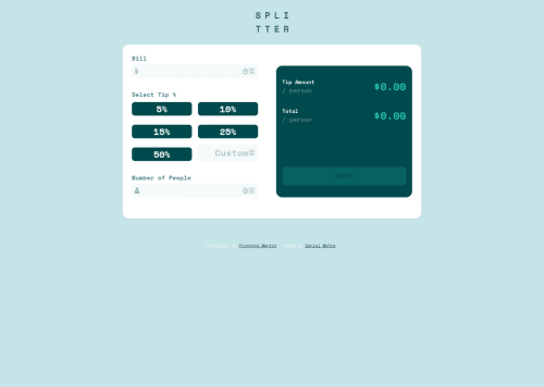 Tip calculator app using ReactJS coding challenge solution | Frontend ...
