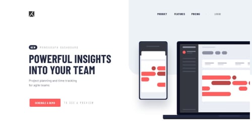 Project tracking intro component - HTML, CSS and JS coding challenge ...