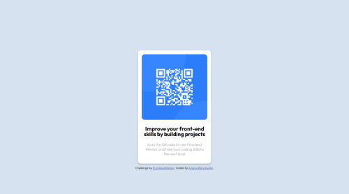 QR Code Style Card coding challenge solution
