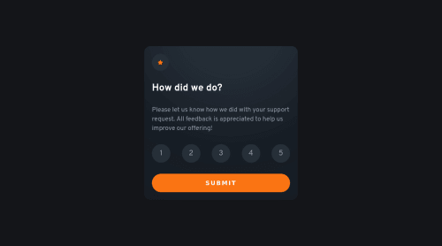 Responsive Rating Page with Vanilla JS + HTML + CSS coding challenge ...