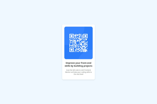 Frontend Mentor | QR Code coding challenge solution