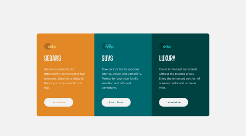 Responsive cards using flexbox and css variables coding challenge solution