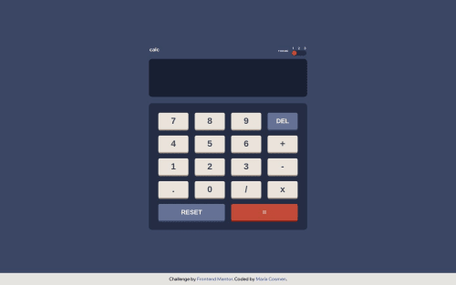 Calculator App with theme switcher using SCSS + Vanilla JS coding ...