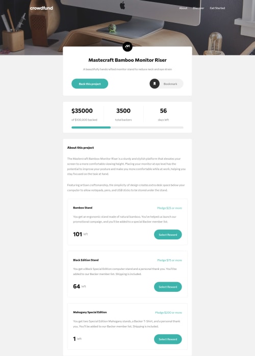 Mobile first using SCSS and React coding challenge solution