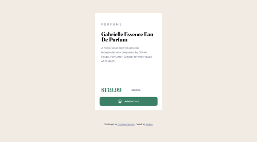 Product review card with CSS and HTML coding challenge solution