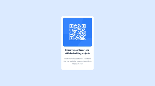 QR code component coding challenge solution
