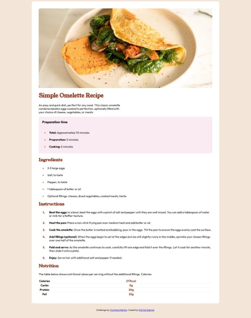Html&CSS3 coding challenge solution