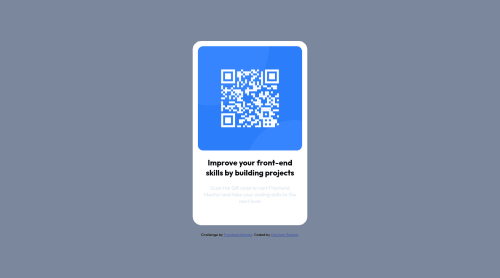 QR Code coding challenge solution