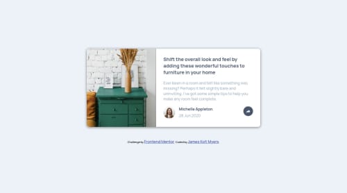 Article Preview Component coding challenge solution