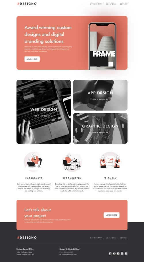 Designo coding challenge solution