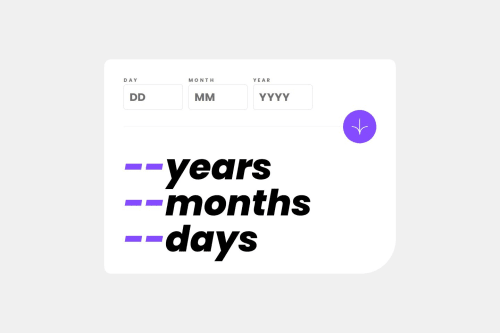Age calculator app using React Hook Form and TailwindCSS coding ...