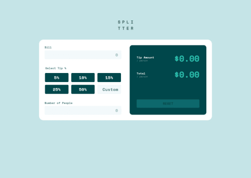 Tip Calculator (Vanilla JavaScript) coding challenge solution