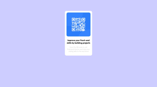 Qr-code component coding challenge solution