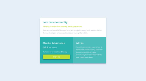 Ussing Css Flex coding challenge solution