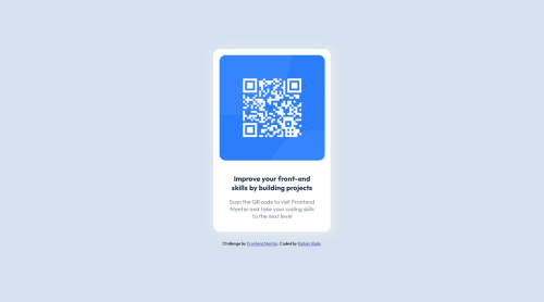QR Code Component coding challenge solution