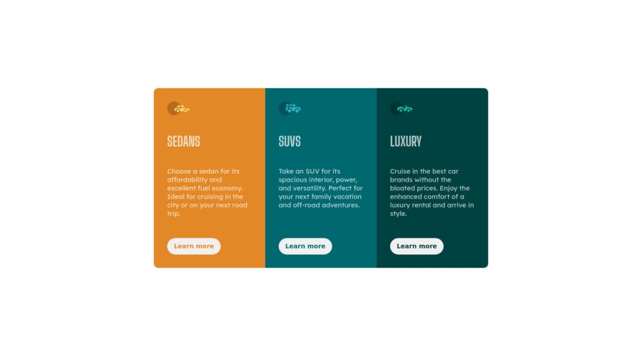 Frontend Mentor | Flexbox coding challenge solution