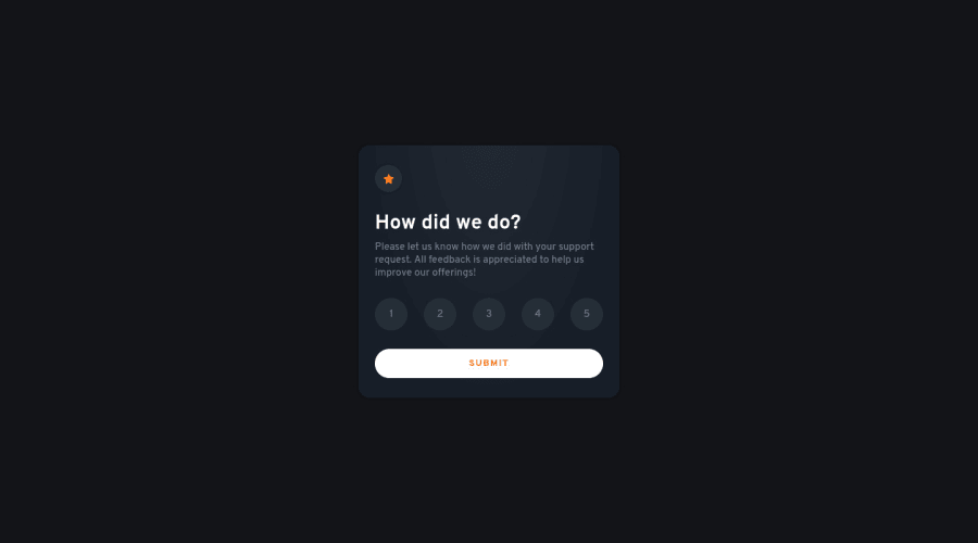 Frontend Mentor | Responsive interactive rating component coding ...