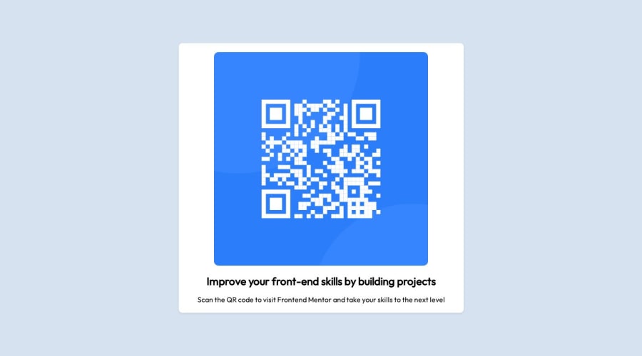 Frontend Mentor | Qr-code coding challenge solution