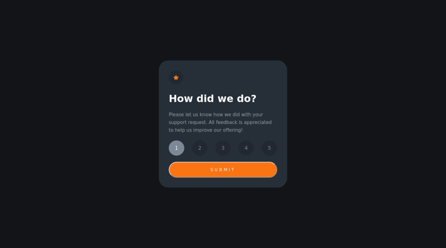 Frontend Mentor | Interactive rating card using flex coding challenge ...