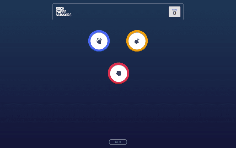 Frontend Mentor Responsive Snake Water Gun uing vanilla Javascript