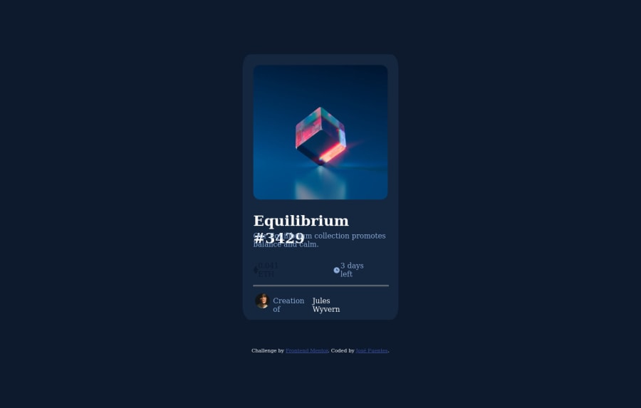 Frontend Mentor | HTML CSS coding challenge solution