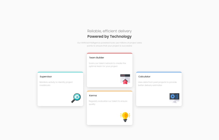 Frontend Mentor | Built with CSS grid, flexbox. coding challenge solution