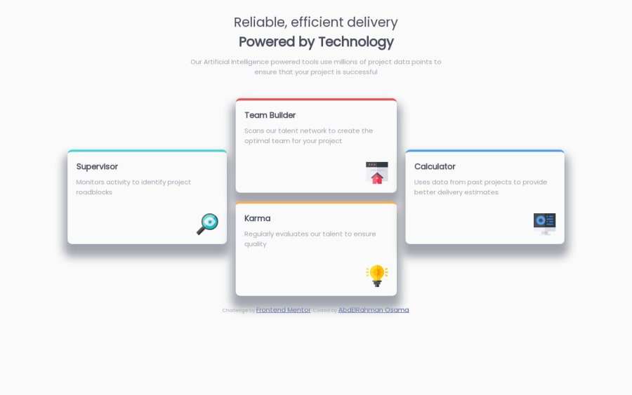 Frontend Mentor | Flexbox coding challenge solution