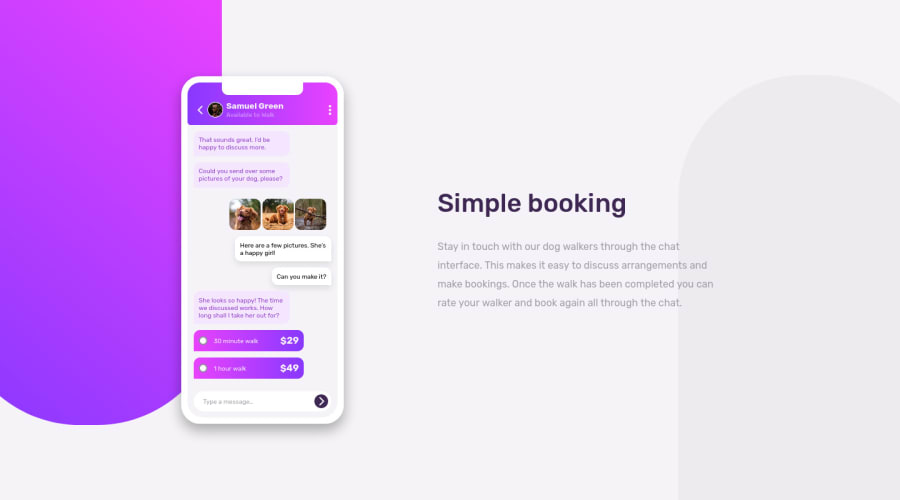 Frontend Mentor | Chat App Css Illustration | HTML CSS BEM MobileFirst ...