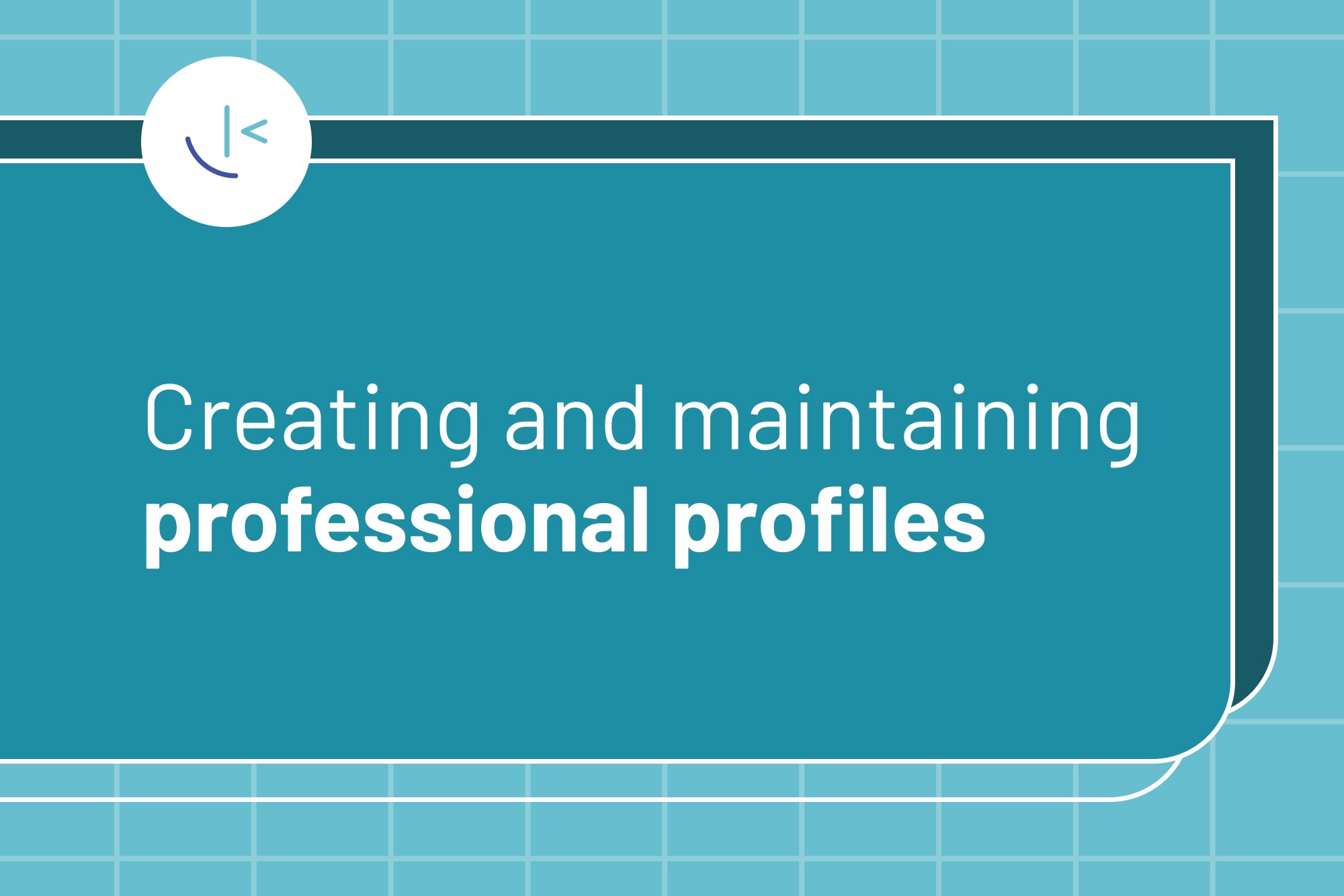 Creating and maintaining professional profiles