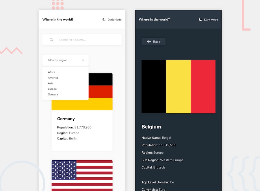Github jessicatarra rest countries api frontendmentor challenge 4